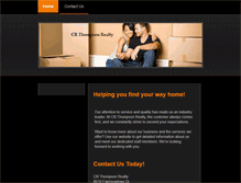 Tablet Screenshot of crthompsonrealty.com